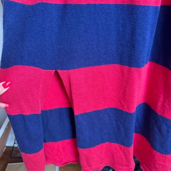 NWT FREE PEOPLE On My Mind Sweater Dress Stripe Dolman Sz M - Picture 8 of 9